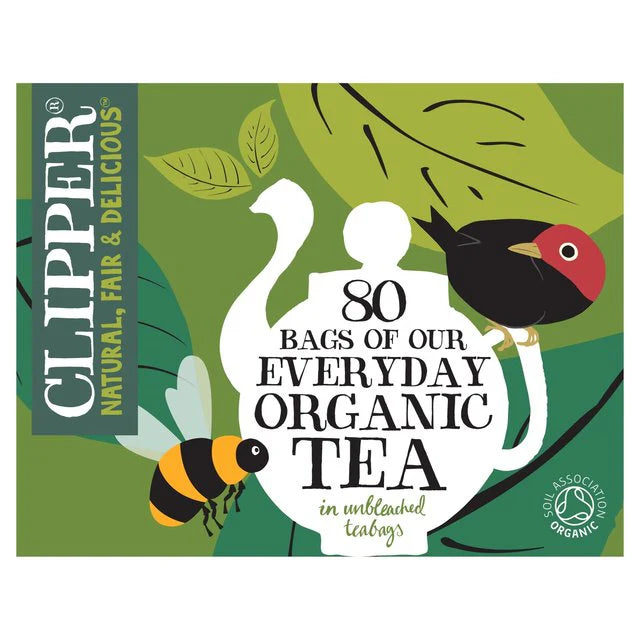 Clipper Everyday Teabags | Black Tea Bags | 80