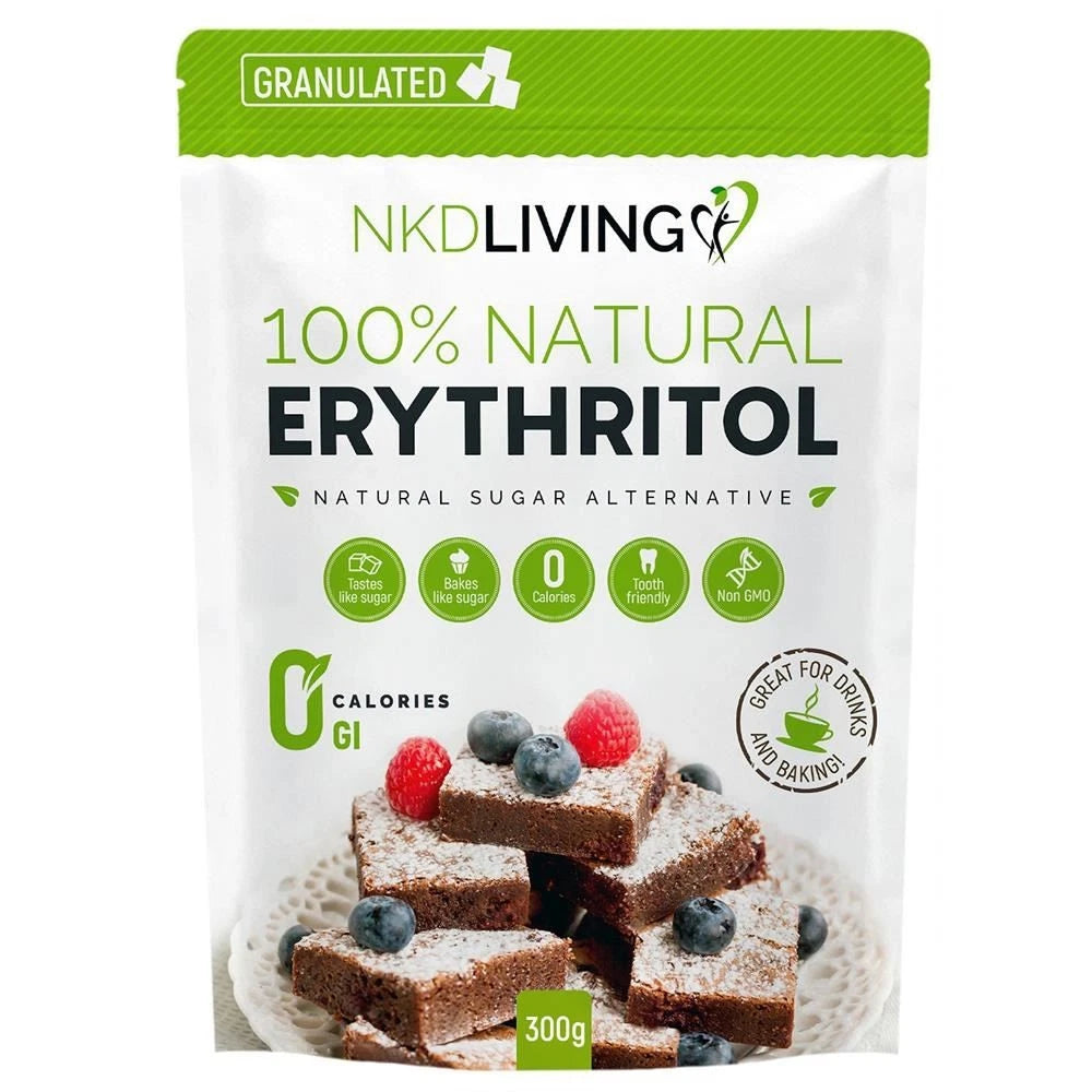 Premium Erythritol Zero Calorie Sweetener by NKD Living (Granulated)