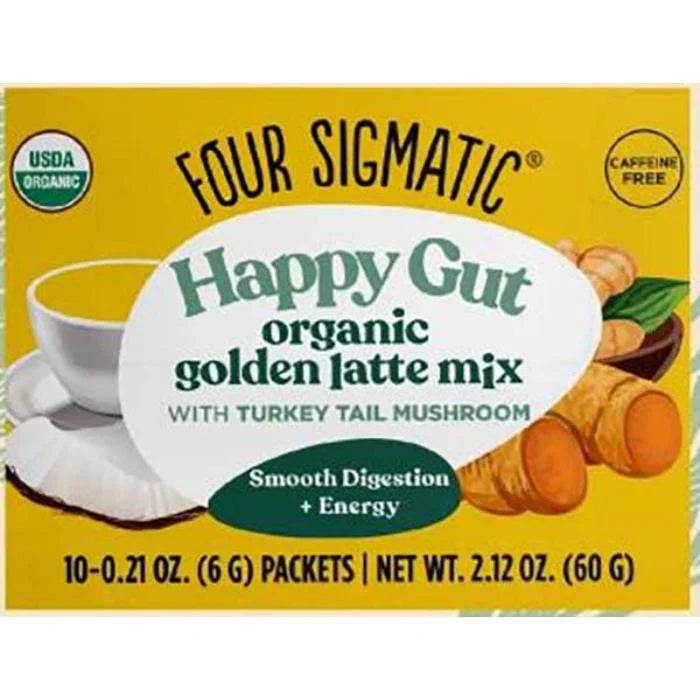 Four Sigmatic - Golden Latte With Turmeric, 60g 10 sachets - BBE 04/2026