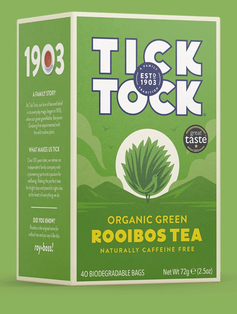 Tick Tock Rooibos Teas.