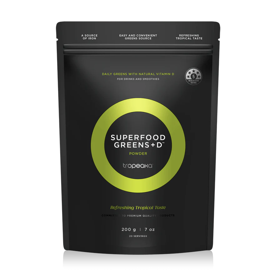 Tropeaka - Superfood Greens + D 200g BBB 12/2025