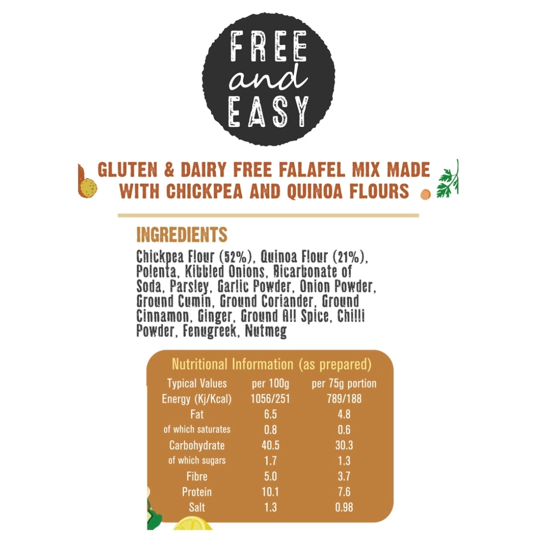 Free and Easy Falafel Mix 195g