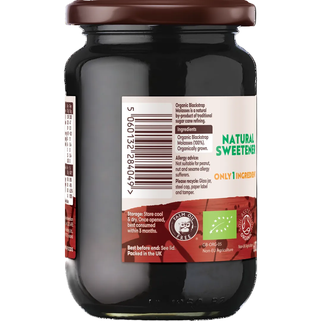 Meridian Organic Molasses 600g BBE 02/20/2028