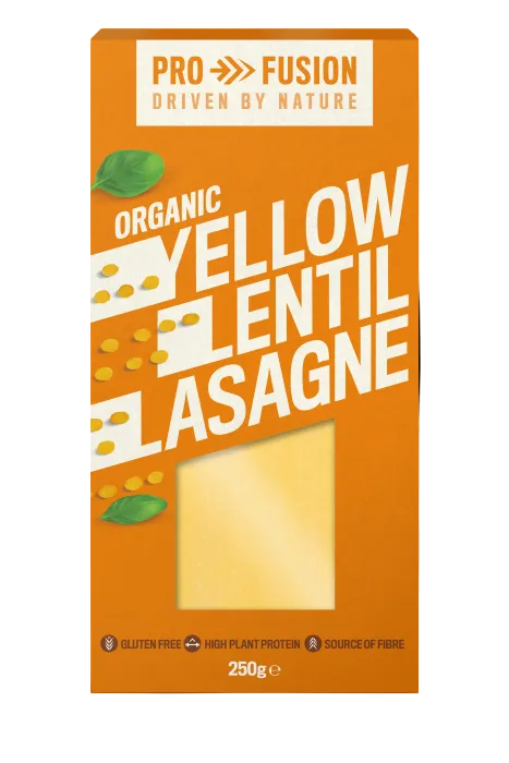 Pro Fusion- Yellow Lentil Lasagne sheets 250g