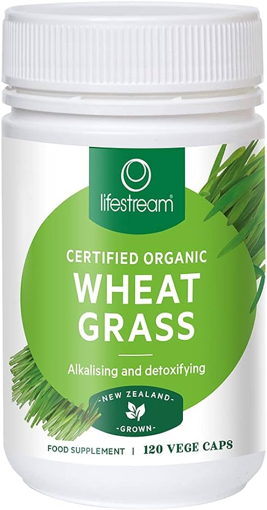 Lifestream Wheat Grass Capsules -120 BBE Jun 2026