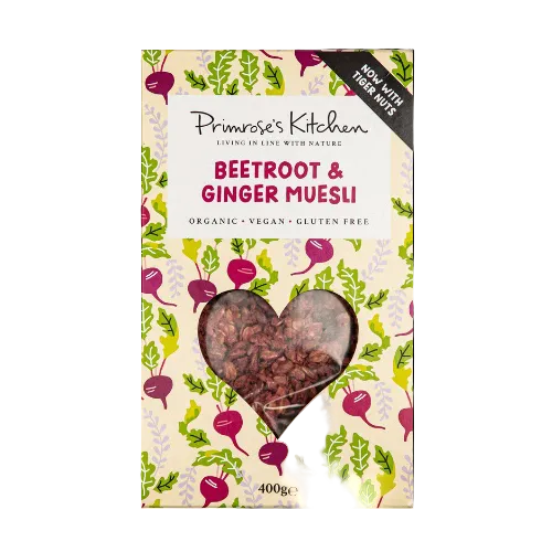 Primroses Kitchen Beetroot & Ginger Muesli 400g BBE 15/01/2026