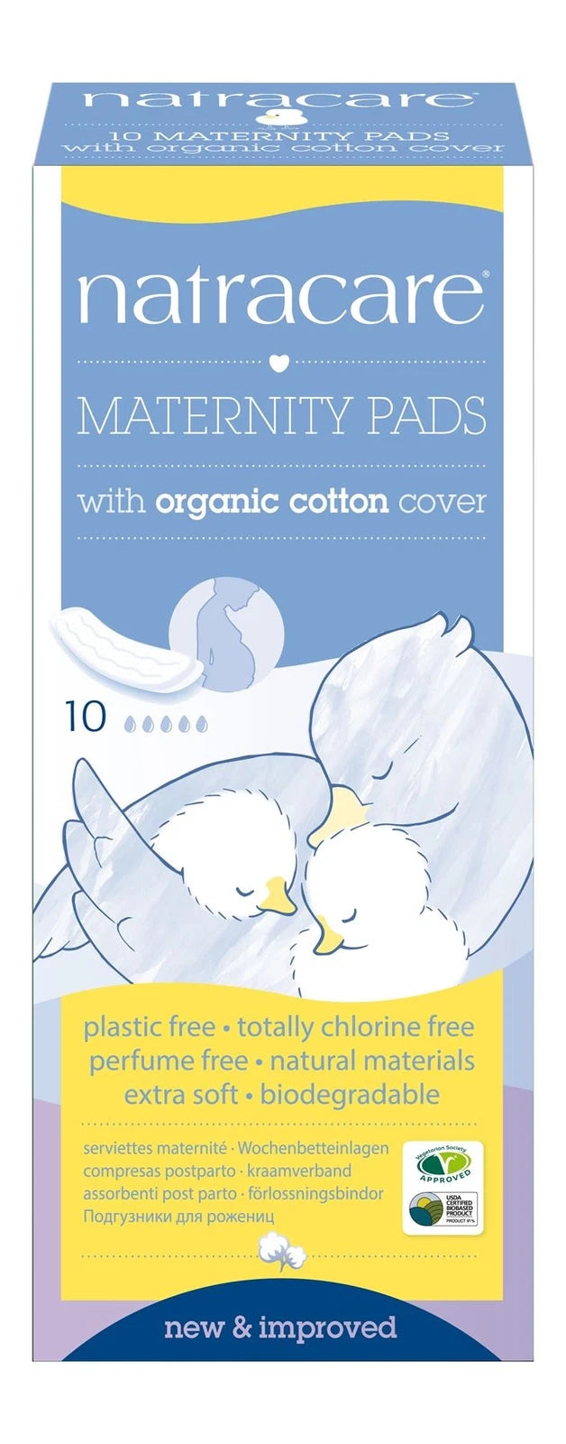 Natracare New Mother Maternity Pads - 10 Pieces
