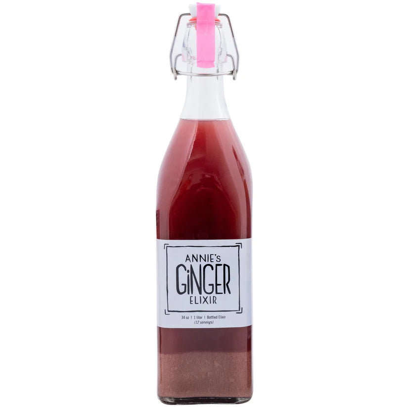 Annies Ginger Elixir Large Bottle 1 x 1l 12 servings