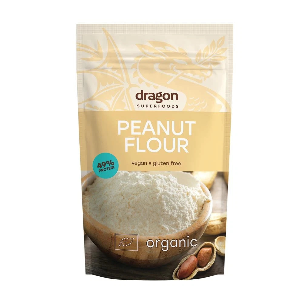 Dragon Superfoods | Organic Peanut Flour | 1 x 200g BBE Jan 2026