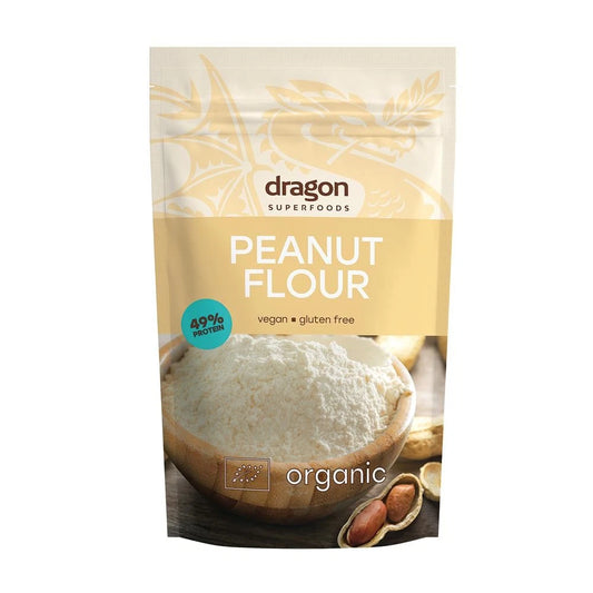 Dragon Superfoods | Organic Peanut Flour | 1 x 200g BBE Jan 2026