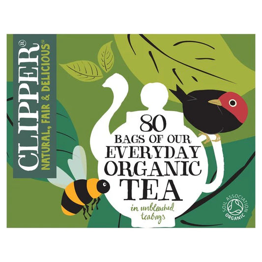Clipper Everyday Teabags | Black Tea Bags | 80