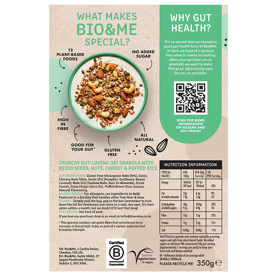 Bio & Me Granola- 360g