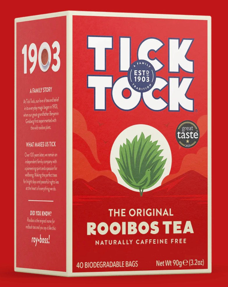 Tick Tock Rooibos Teas.
