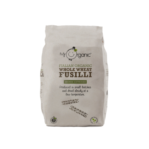 Mr Organic Whole Wheat Fusilli 500g