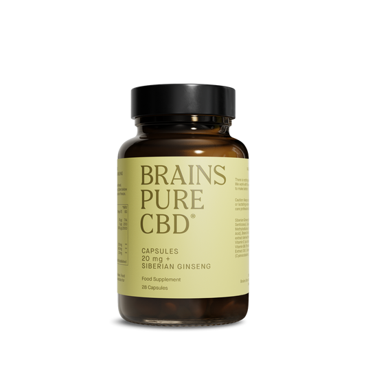 Brains Pure CBD - CBD + Siberian Ginseng 20 mg