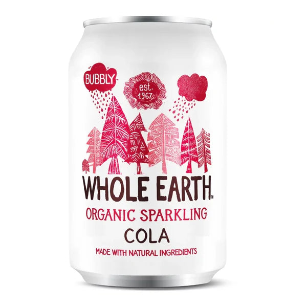 Whole Earth Organic Sparkling Drink Pack of 6 x 330ml