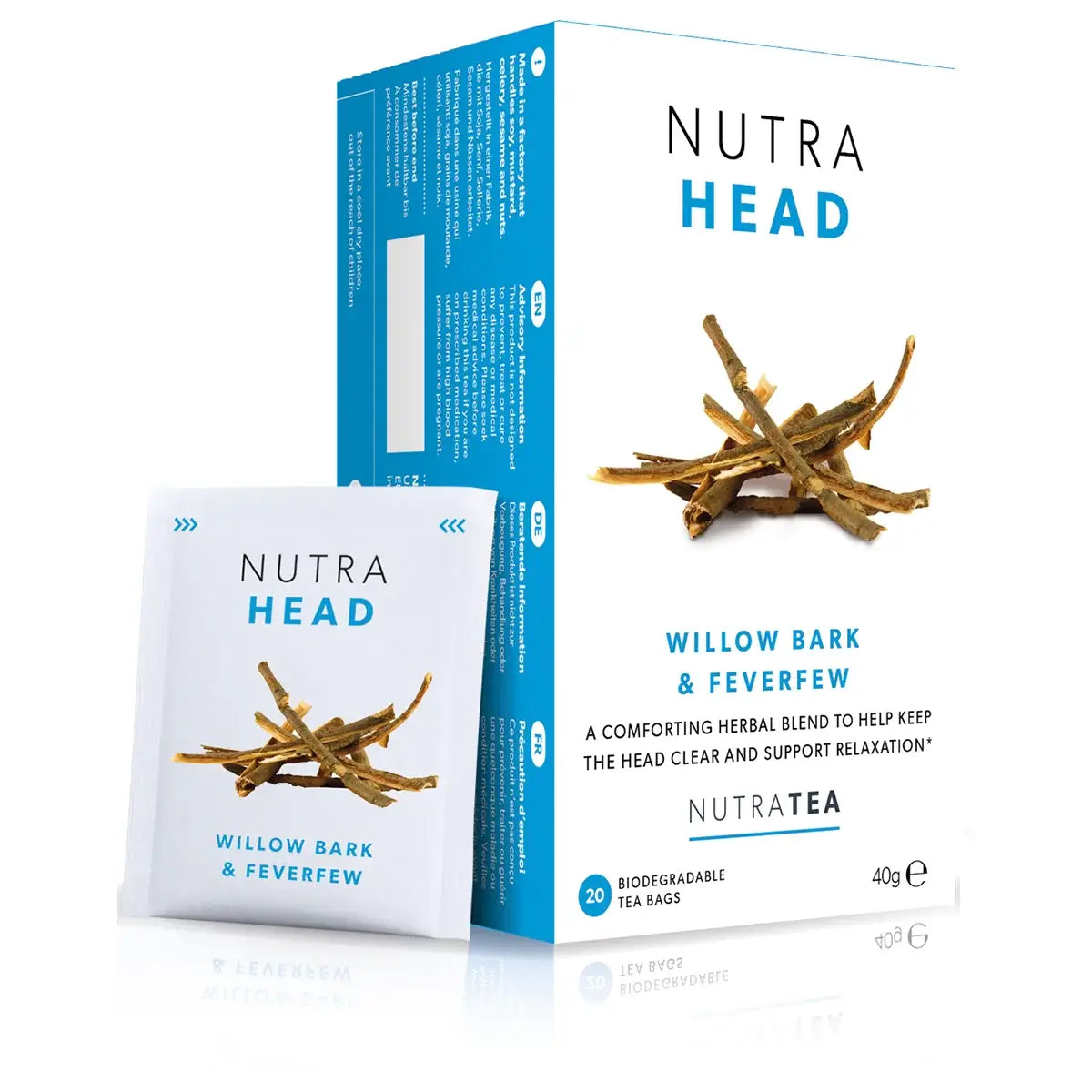 NutraTea 20 tea bags- Various Flavours BBE 01/2029