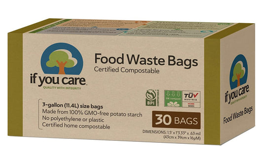If You Care Compostable Food Caddy Bags 30 Pack