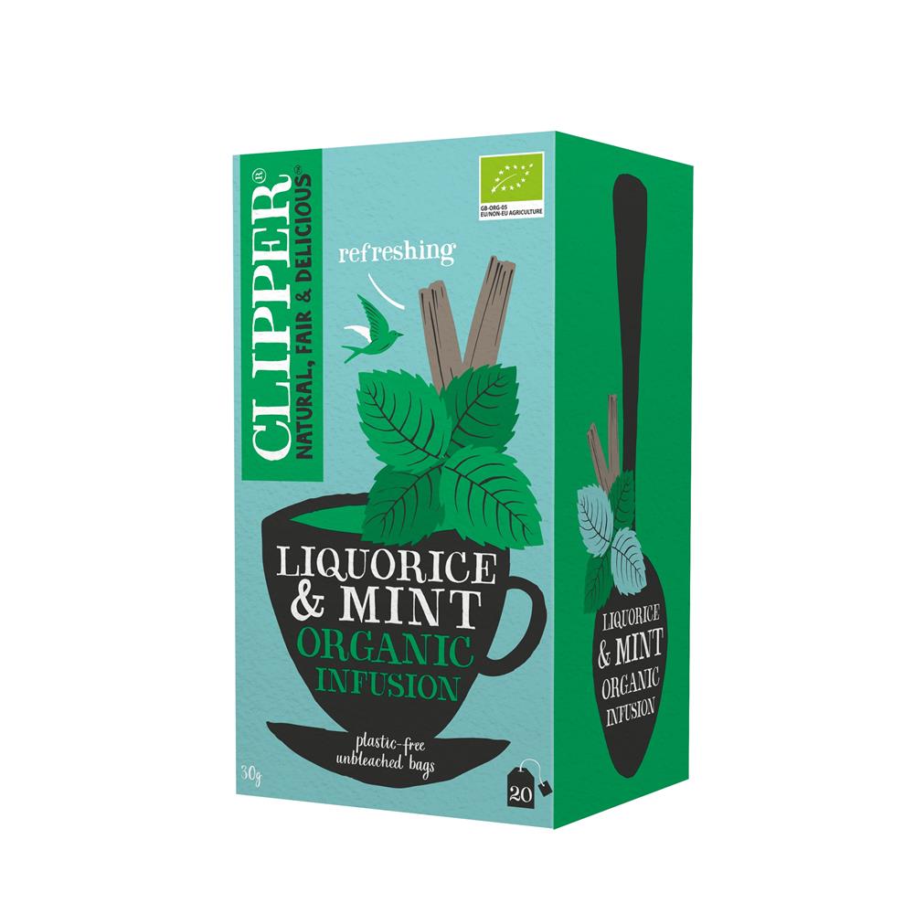 Clipper Organic Tea Bags- Various flavours x20 bags In envelopes