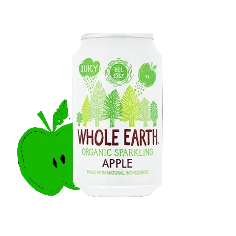 Whole Earth Organic Sparkling Drink Pack of 6 x 330ml