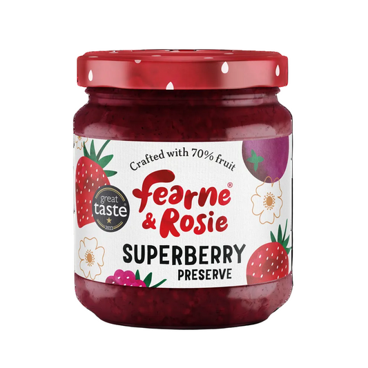 Ferne & Rosie Strawberry superberry Jam 300g