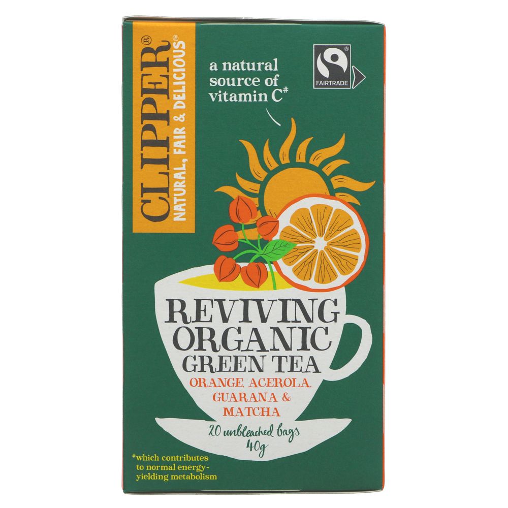 Clipper Organic Tea Bags- Various flavours x20 bags In envelopes