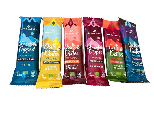 Moonvalley Vegan Energy Bars- Various Flavours x4 bars