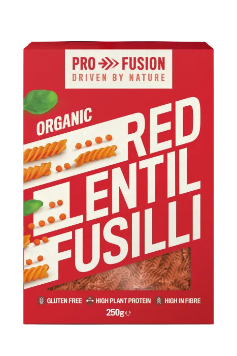 Pro Fusion Red Lentil Pasta 250g BBE 17/10/2026