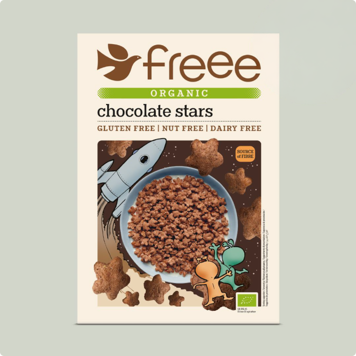Freee Organic Chocolate Stars 300g
