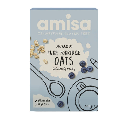 Amisa Organic Gluten Free Pure Porridge Oats 235gBBE 20/01/2027