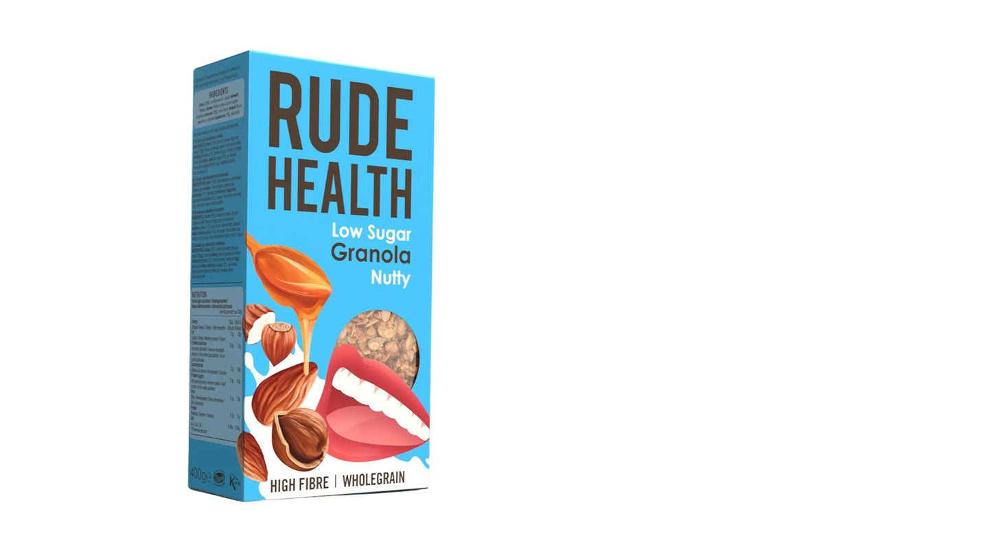 Rude Health Nutty Low Sugar Granola- 400g
