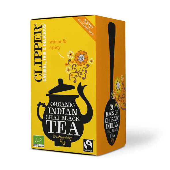 Clipper Organic Tea Bags- Various flavours x20 bags In envelopes