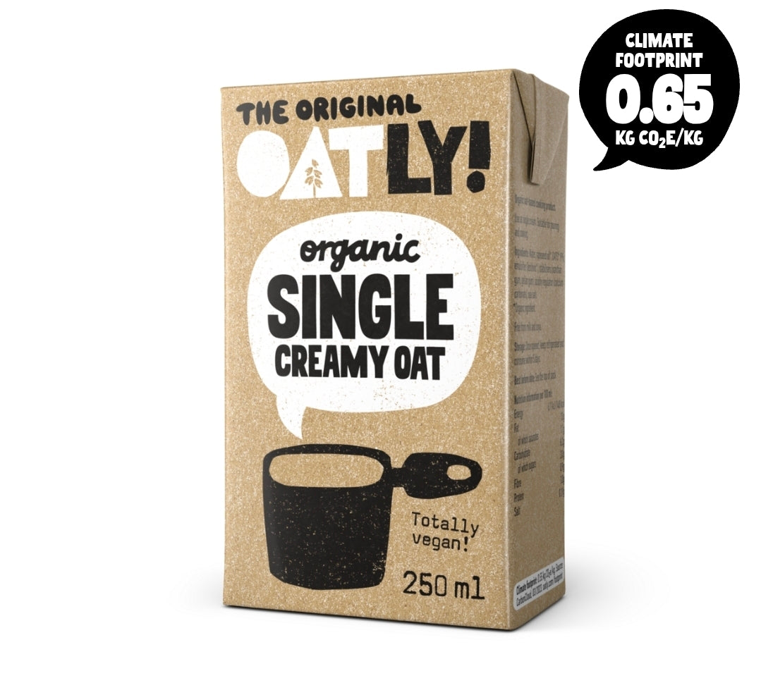 Oatly single creamy oat 250ml 2 pack - BBE 15/11/2026