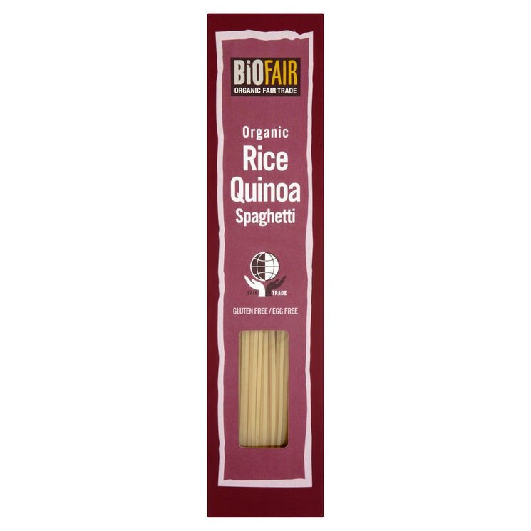 BiOFAIR Organic Rice Quinoa Spaghetti - 250g -Fair Trade BBE 7/02/2026