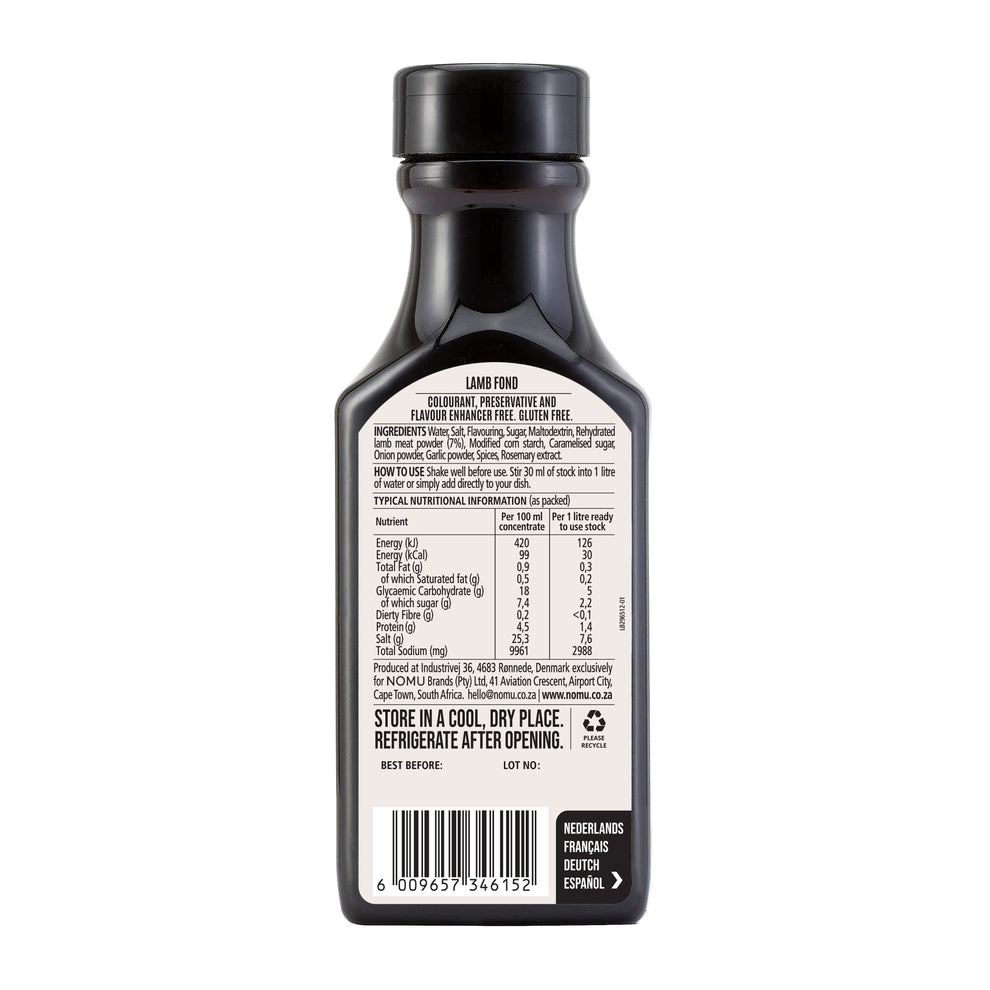 NOMU Lamb Stock 200ml BBE05/26