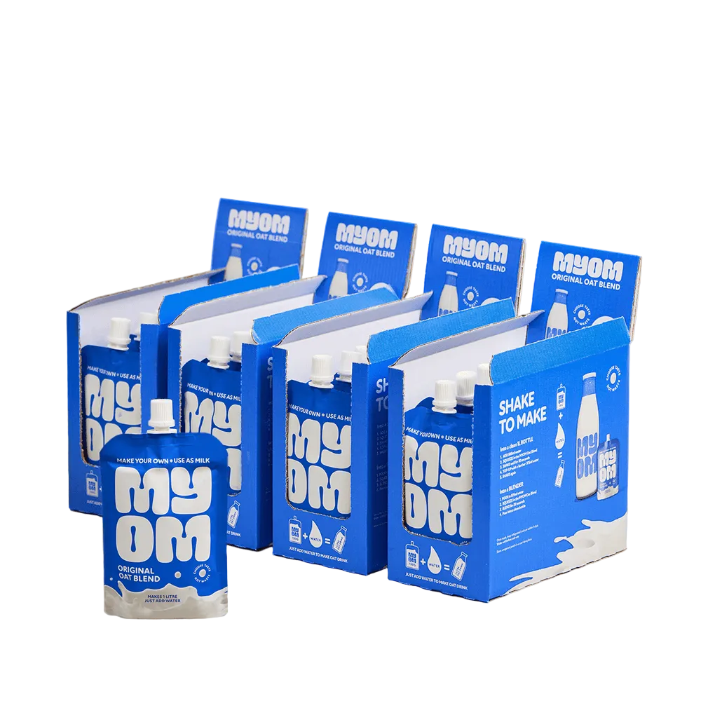 MYOM 1L Original Oat Milk-Free Drink- pack of 4- BBE 14/7/2026