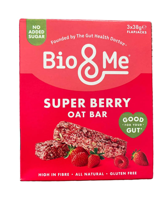 Bio & Me Oat Bars x3 38g bars BBE 3/05/2026