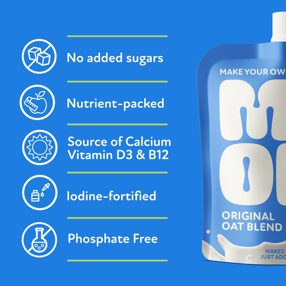 MYOM 1L Original Oat Milk-Free Drink- pack of 4- BBE 14/7/2026