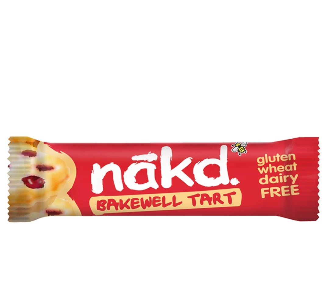 Nakd. Bars-Bakewell Tart x4 bars BBE 09/03/2026