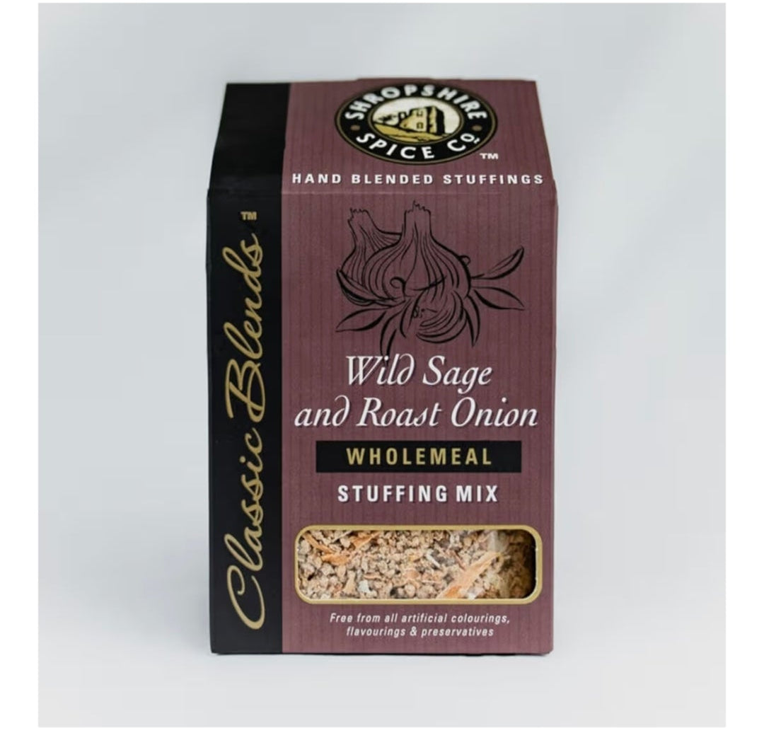 Shropshire Spice co. Sage & Roast Onion Stuffing Mix 150g BBE 15/01/2028