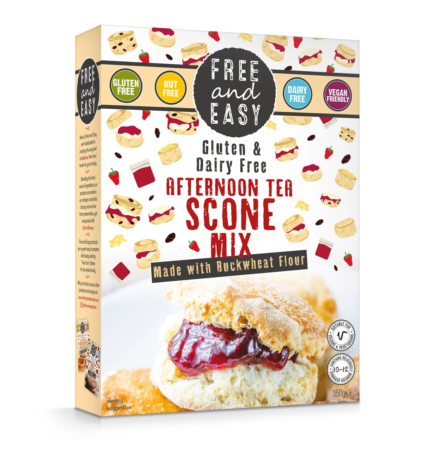 Free & Easy scone mix 350g  BBE 11/2026