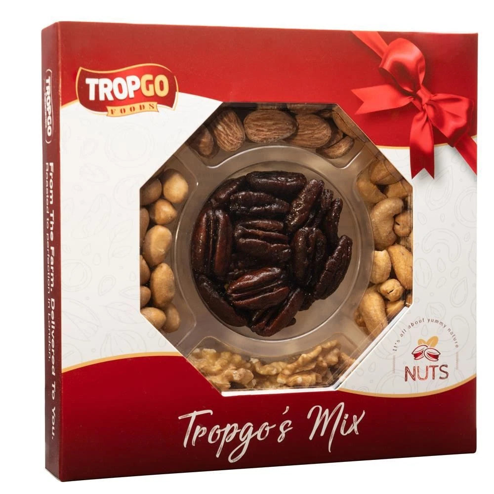 Tropgo Foods Tropgo Roasted Nuts Gift Box 250g BBE Mar 2026