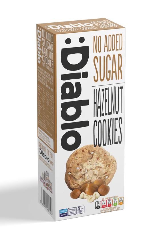 Diablo NO Added Sugar Cookies 135g Cookie Biscuits